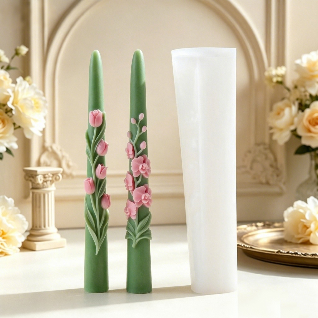 Candle Making Party - Moule en silicone pour bougie conique