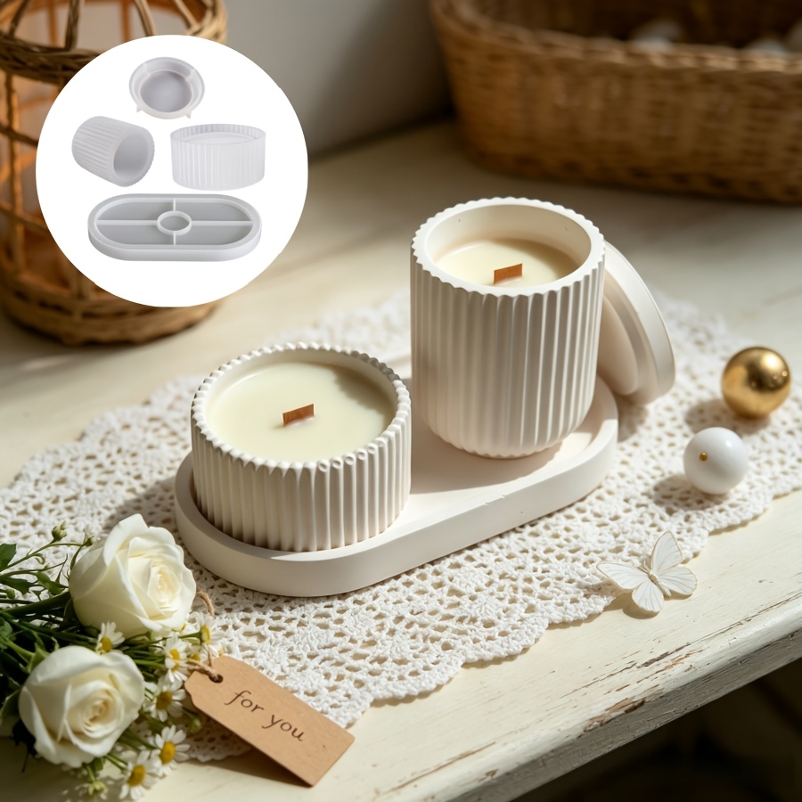Candle Making Kit Wholesale - Ensemble de moules en silicone, 4