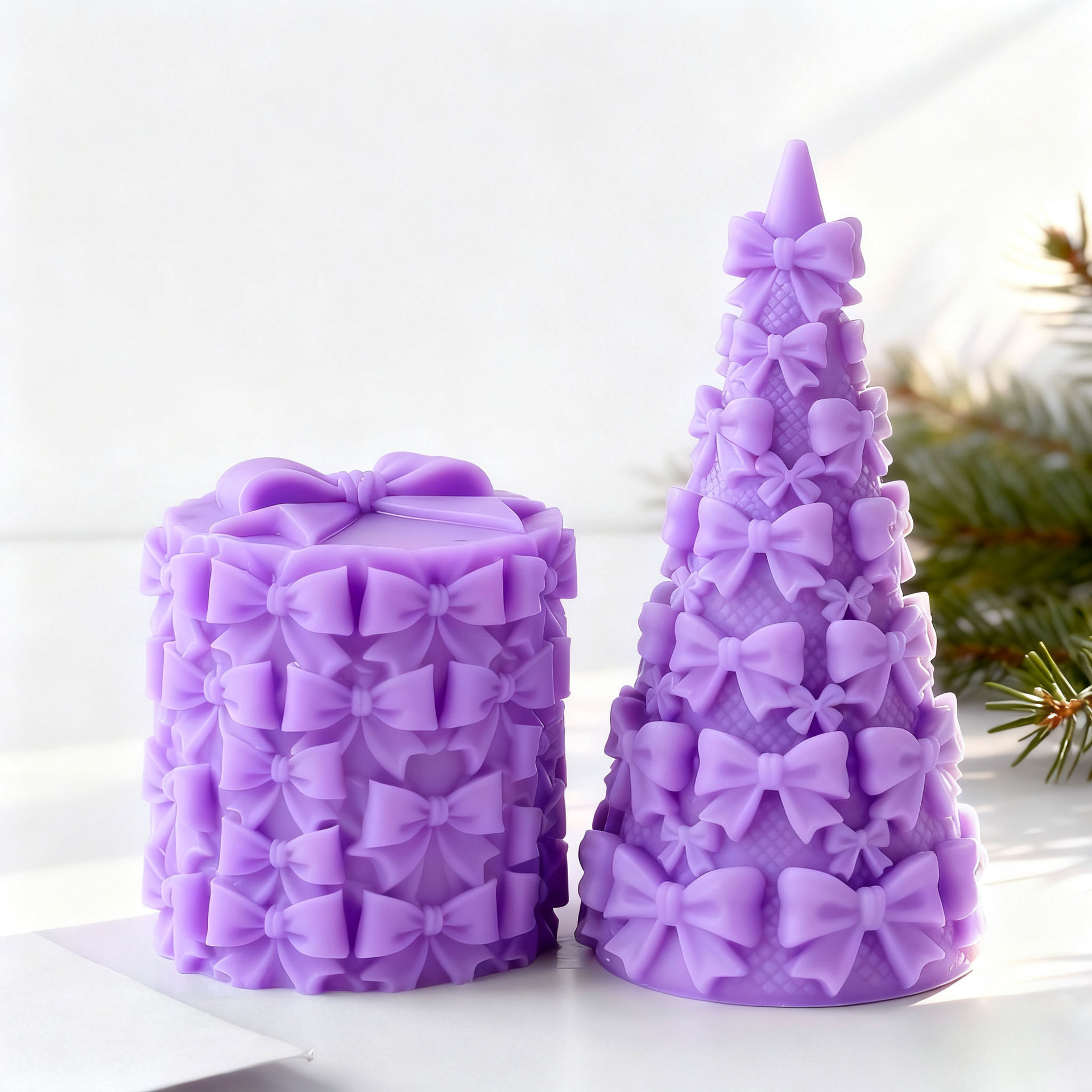 Candle Making Party - Boîte cadeau d'arbre de noël avec