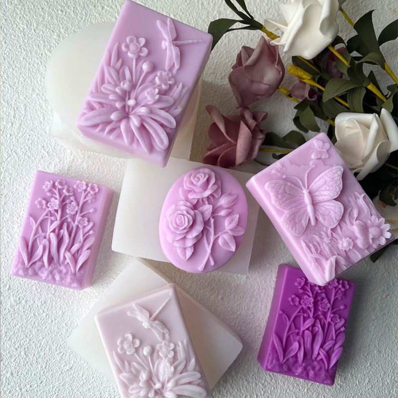 Candle Making Party - Dargonfly savon Silicone bougie moule rond