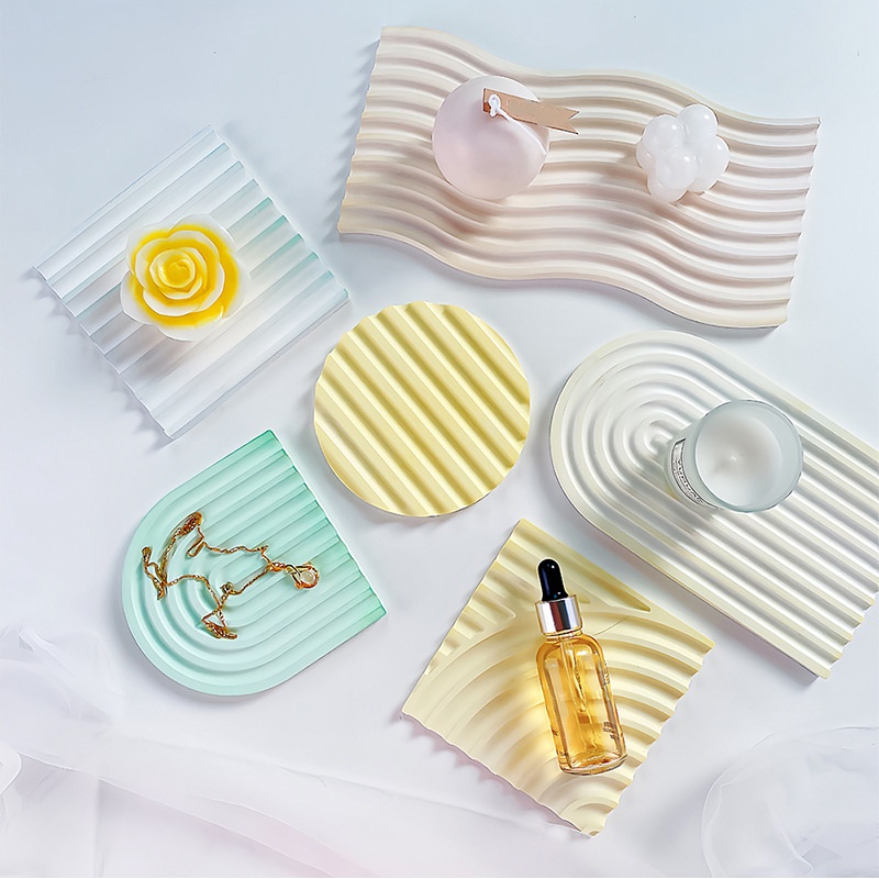 Moule de plateau ondulé rayé p - Candle Making Things avis et prix