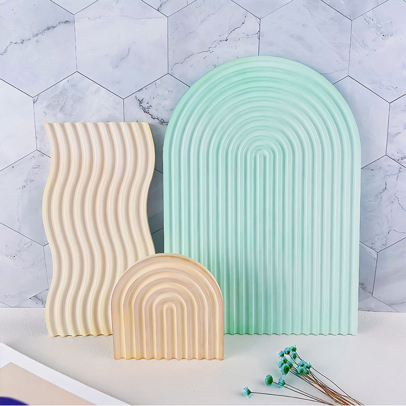 Moule de plateau ondulé rayé p - Candle Making Things avis et prix