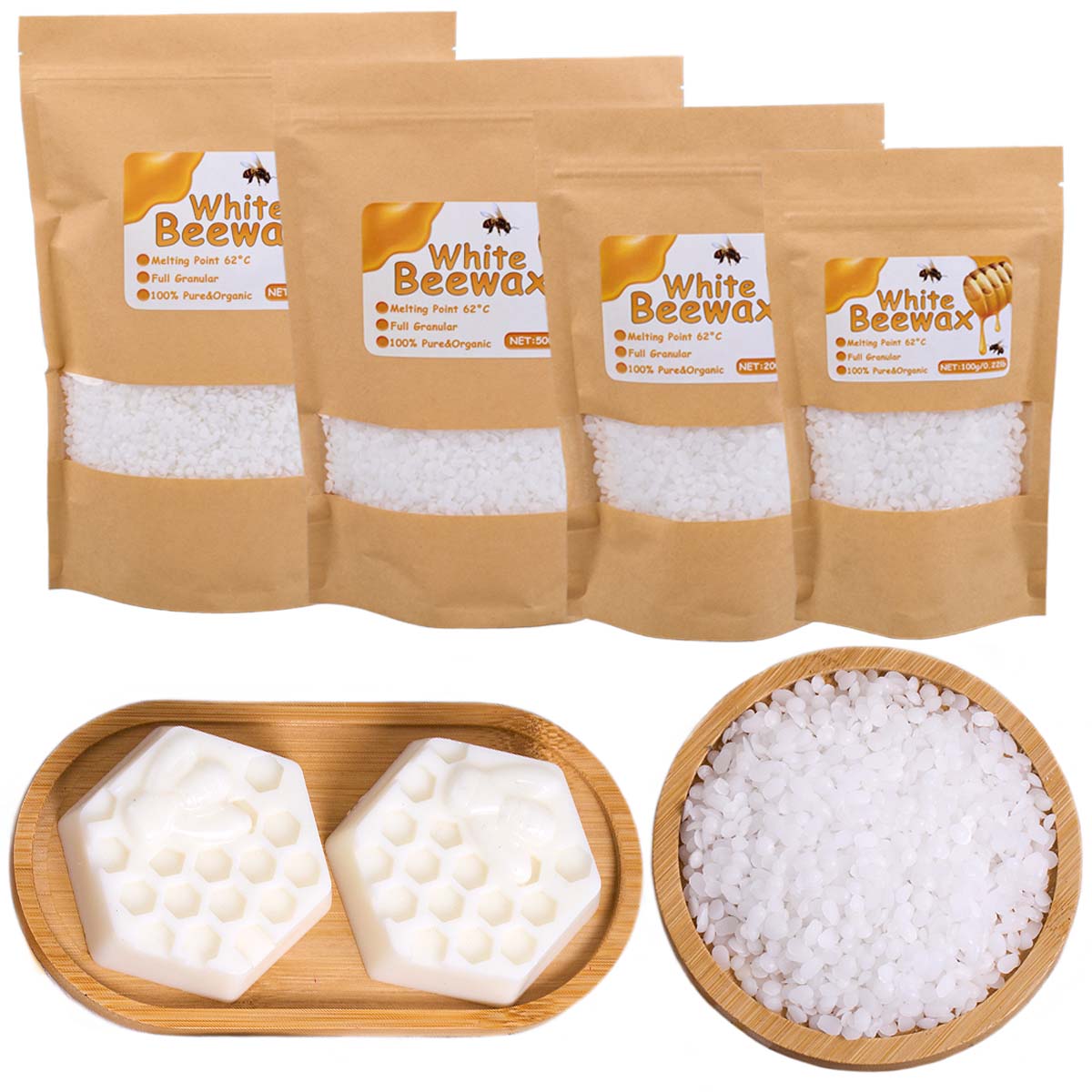 Cire d'abeille blanche Pure na - Candle Making With Beeswax avis et prix