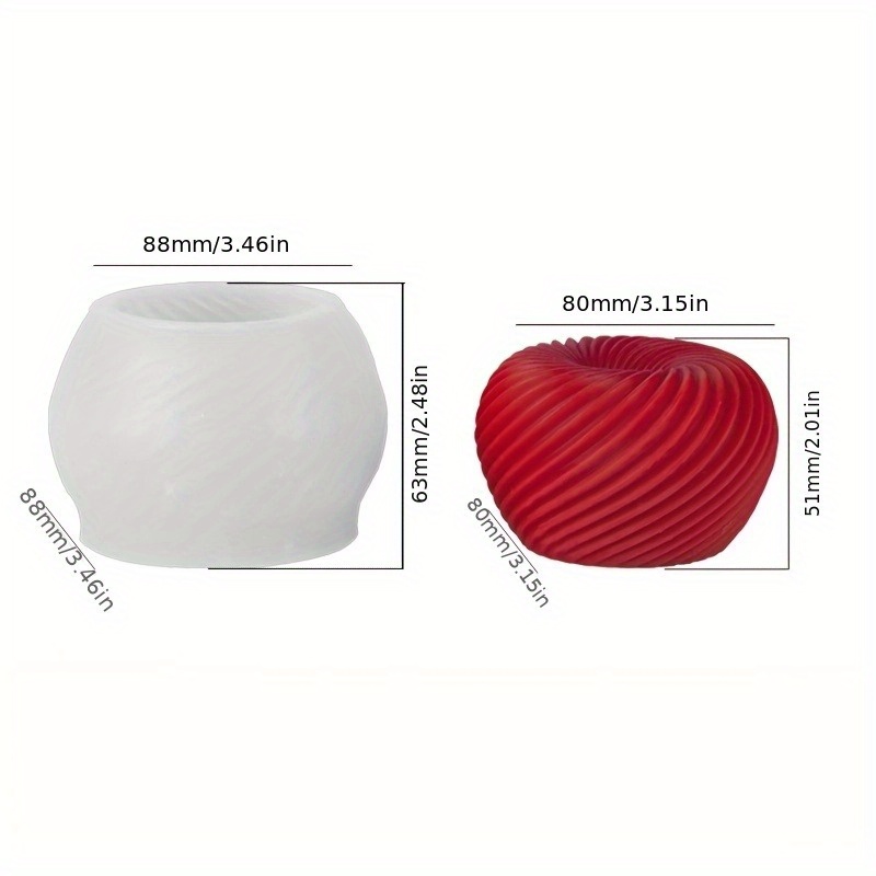 Un moule en silicone rouge ten - Candle Making Things avis et prix