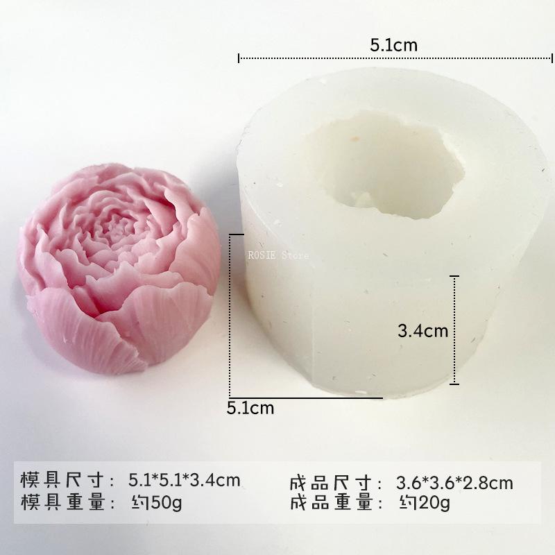 Moule en silicone fleur de piv - Candle Making Party avis et prix